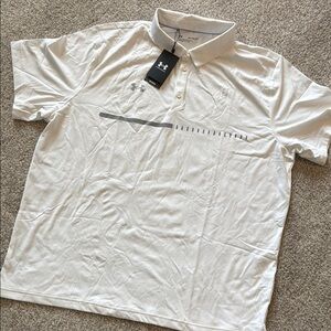 Under Armour Men's White Polo Shirt